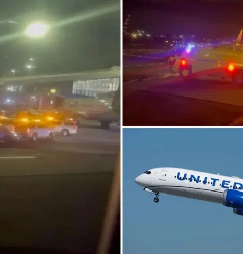 В аэропорту Ла-Гуардия в Нью-Йорке произошло столкновение двух самолётов United Airlines