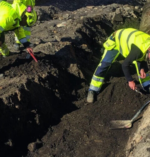 В Гётеборге археологи нашли останки утраченным города Нья-Лёдёсе XV века