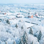 В Польше сильный снегопад оставил более 41 тысячи потребителей без электричества