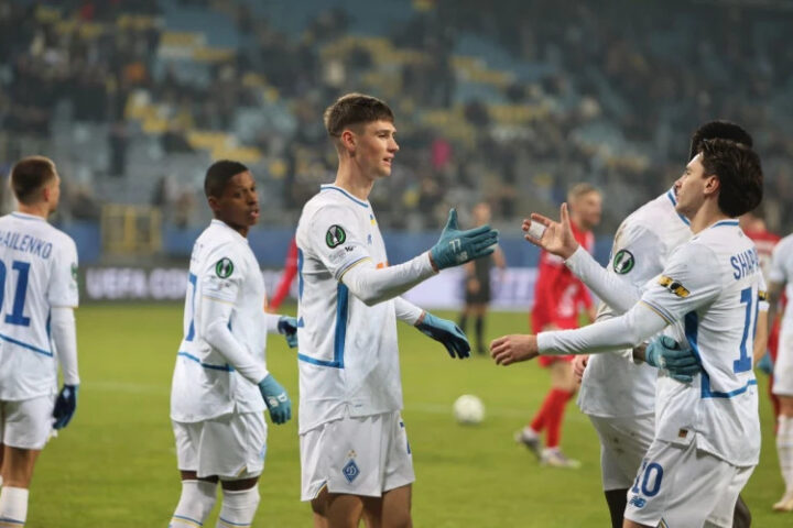 Владислав Блэнуцэ забил дебютный гол за «Динамо» Киев в Лиге конференций