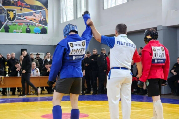 Бригада Fulger провела третий внутренний турнир по боевому самбо для сотрудников полиции