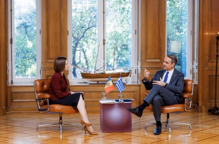Президент Молдовы Майя Санду обсудила вступление в ЕС и энергетическое сотрудничество в Афинах
