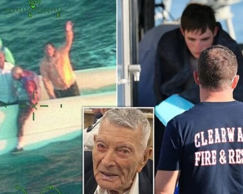 Спасение семьи из четырёх человек, провевших 20 часов в воде у Флориды