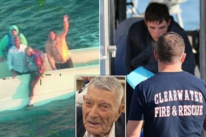 Спасение семьи из четырёх человек, провевших 20 часов в воде у Флориды