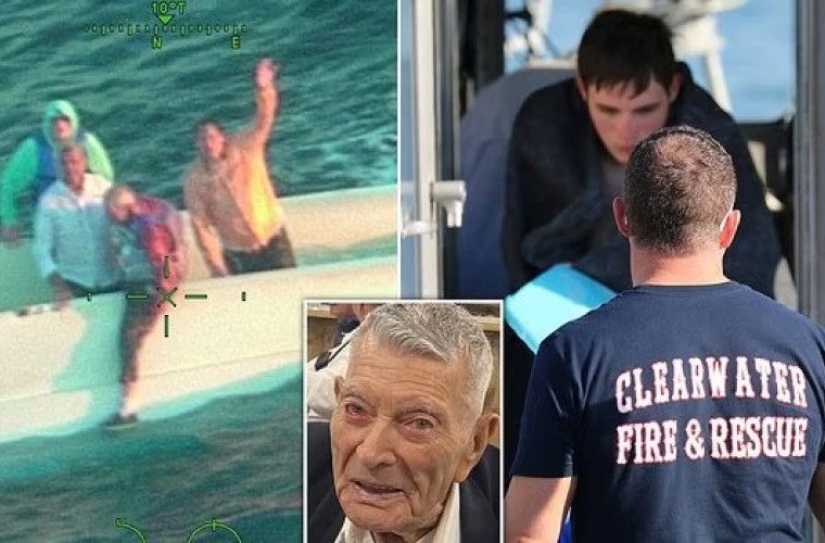 Спасение семьи из четырёх человек, провевших 20 часов в воде у Флориды