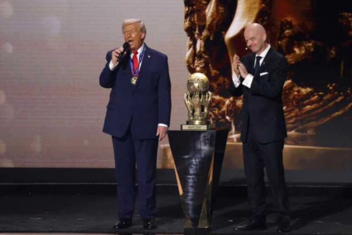 Трамп утверждает, что неплохо играл в футбол, но не на уровне Месси и Роналду