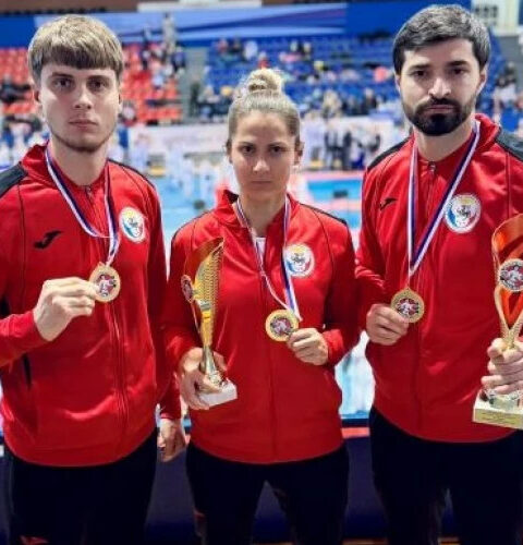 Тройной успех молдавских каратистов на турнире «Гран-при» в Белграде