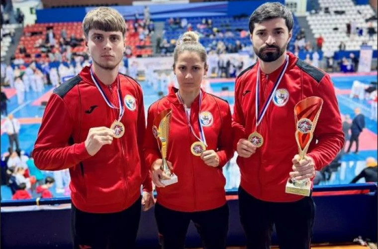 Тройной успех молдавских каратистов на турнире «Гран-при» в Белграде
