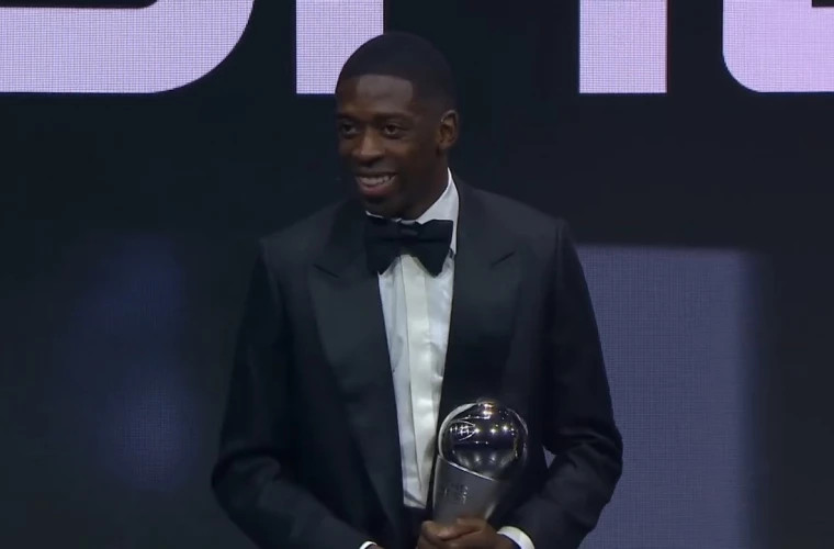 Усман Дембеле из ПСЖ признан футболистом года по версии ФИФА