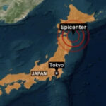 В результате сильного землетрясения на севере Японии пострадали 34 человека