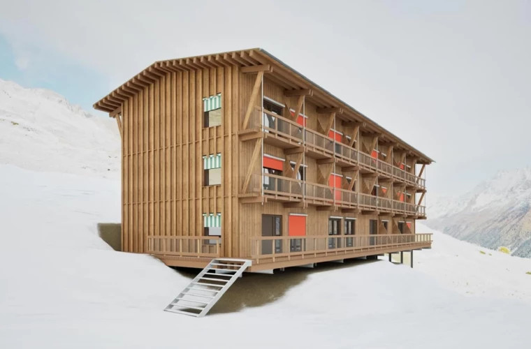 В швейцарской деревне Блаттен открылся новый отель после оползня