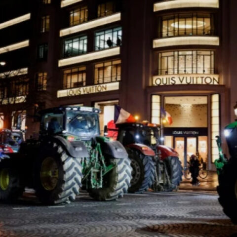 Фермеры протестуют в Париже против торгового соглашения ЕС с МЕРКОСУР