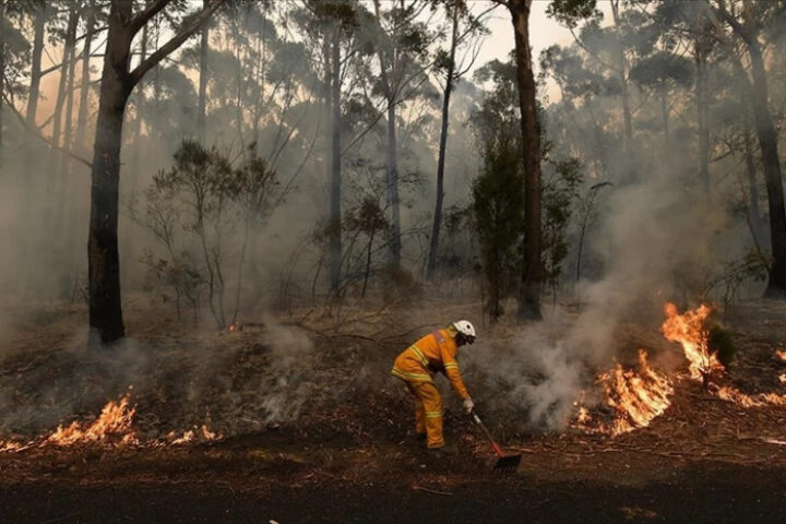 Лесные пожары угрожают десяткам городов в австралийском штате Виктория