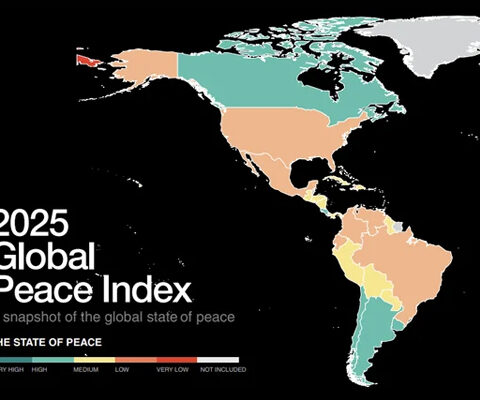 Молдова опустилась на две позиции в глобальном рейтинге мира Global Peace Index 2025