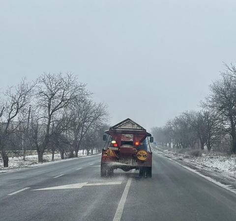 Риск ДТП из-за плохих погодных условий остается высоким в Молдове