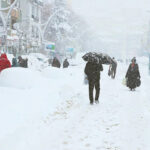 Сильный снегопад в Турции: в Стамбуле отменены занятия в образовательных учреждениях на 12 января