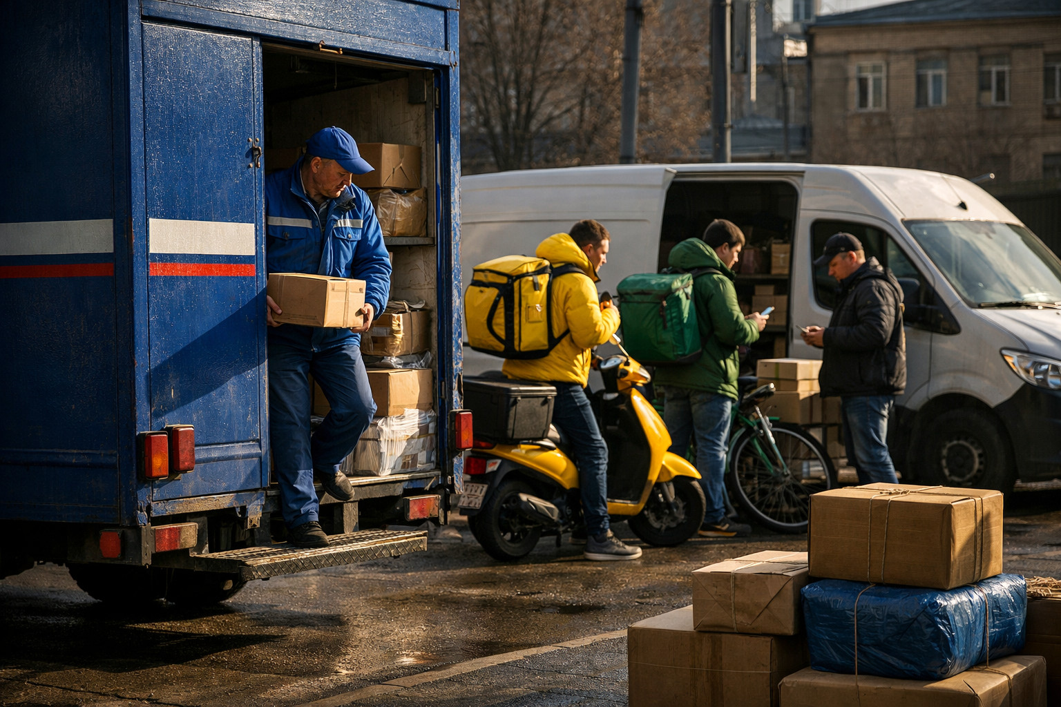 Минцифры России предложило ввести сбор с операторов доставки для поддержки "Почты России"