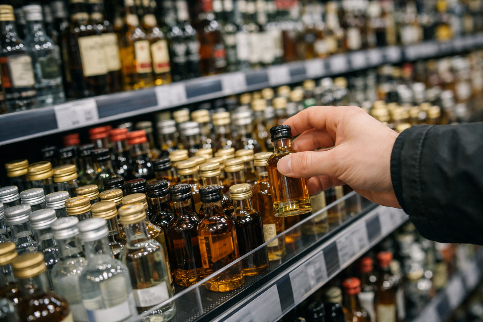 Продажи крепкого алкоголя в мини-бутылках выросли в России на фоне снижения доходов