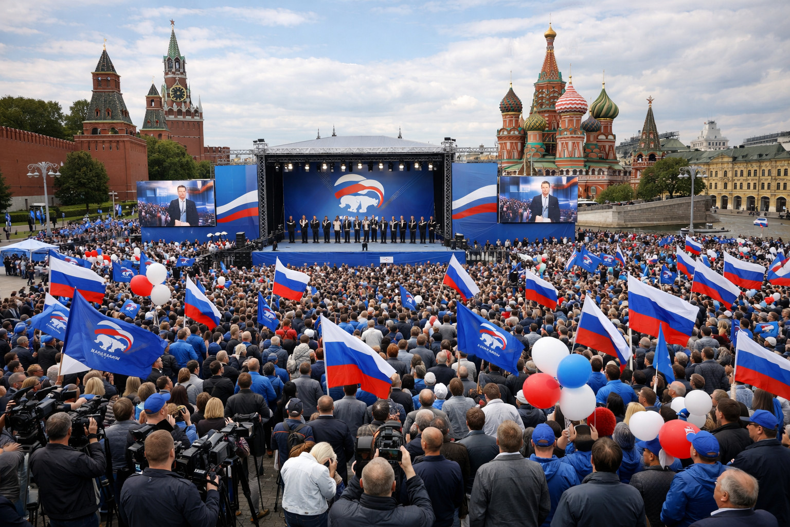 Администрация президента РФ дала указания СМИ активизировать освещение деятельности Единой России перед выборами в Госдуму