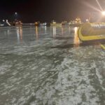 Кишинёвский аэропорт имени Еуджена Доги продолжал работу в сложных погодных условиях без перебоев