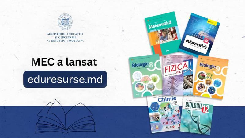 Министерство образования запускает платформу eduresurse.md с интерактивными цифровыми учебниками для учеников и учителей