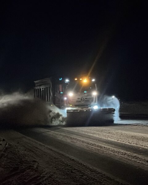 Национальная администрация дорог обеспечила круглосуточную работу по очистке дорог от снега и гололёда