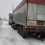 Приостановлено движение грузовиков на трассе Кэушень из-за снегопадов