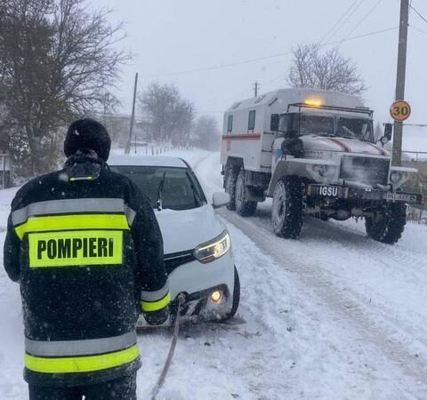 Снегопад и гололед ожидаются по всей Молдове, предупреждают спасатели