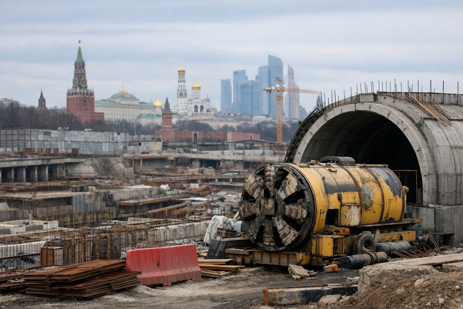 Москва откладывает строительство новых линий метро из-за бюджетных ограничений