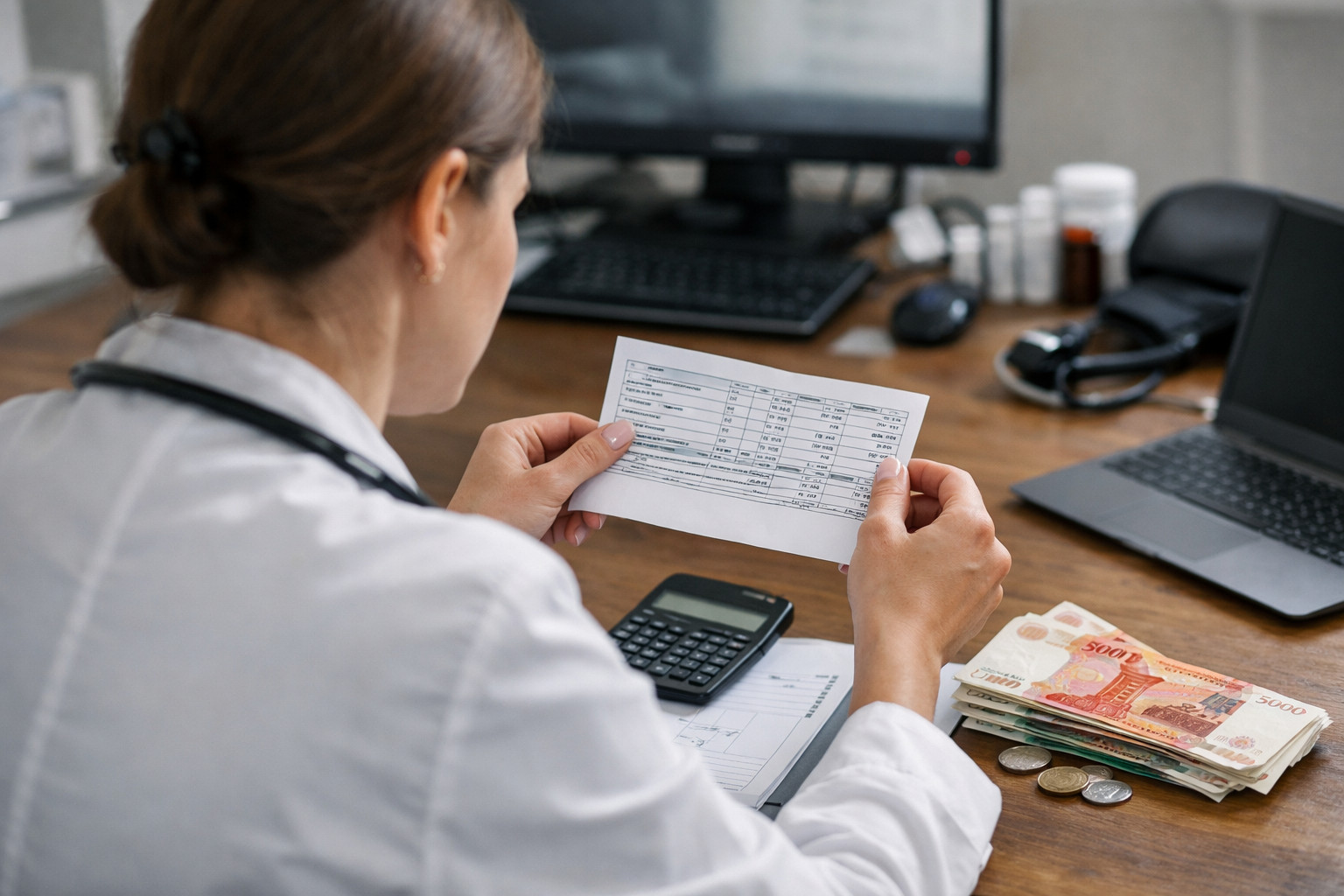 В российских регионах сокращают зарплаты медикам для покрытия дефицита бюджетов