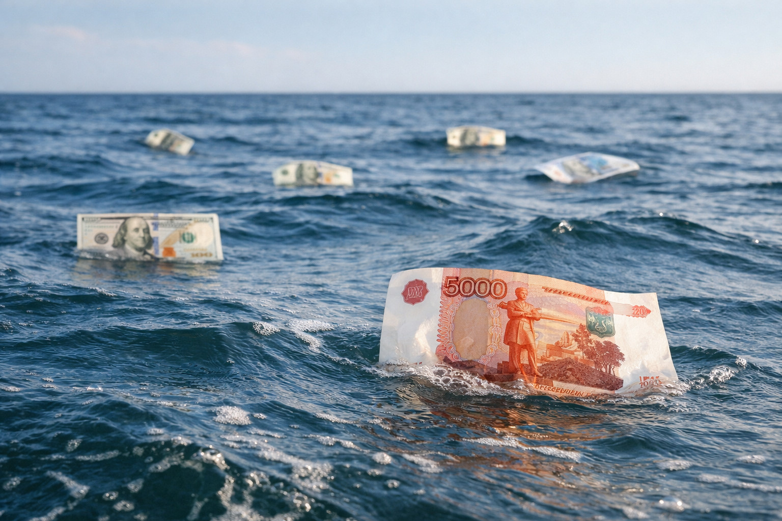 Минфин РФ приостанавливает валютные интервенции, отпуская рубль в свободное плавание