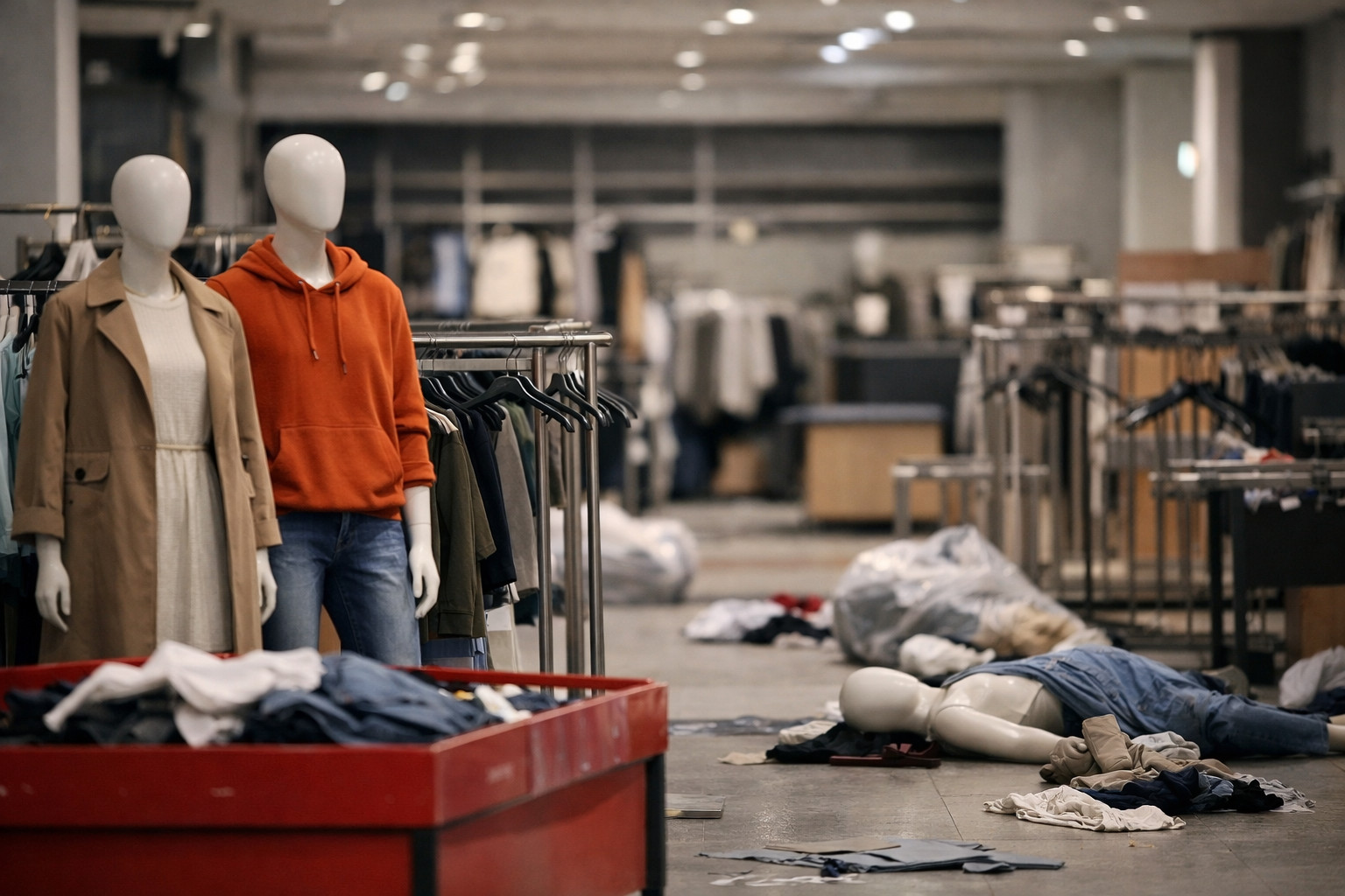 Розничная торговля одеждой в России столкнулась с глубоким кризисом