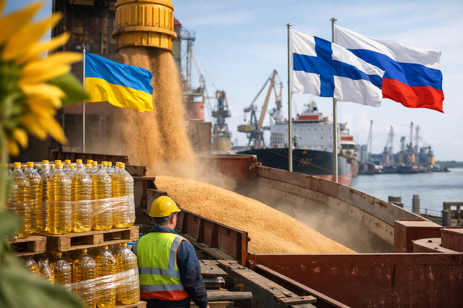 Украина наращивает экспорт масложировой продукции в ЕС, Финляндия разрывает налоговое соглашение с РФ