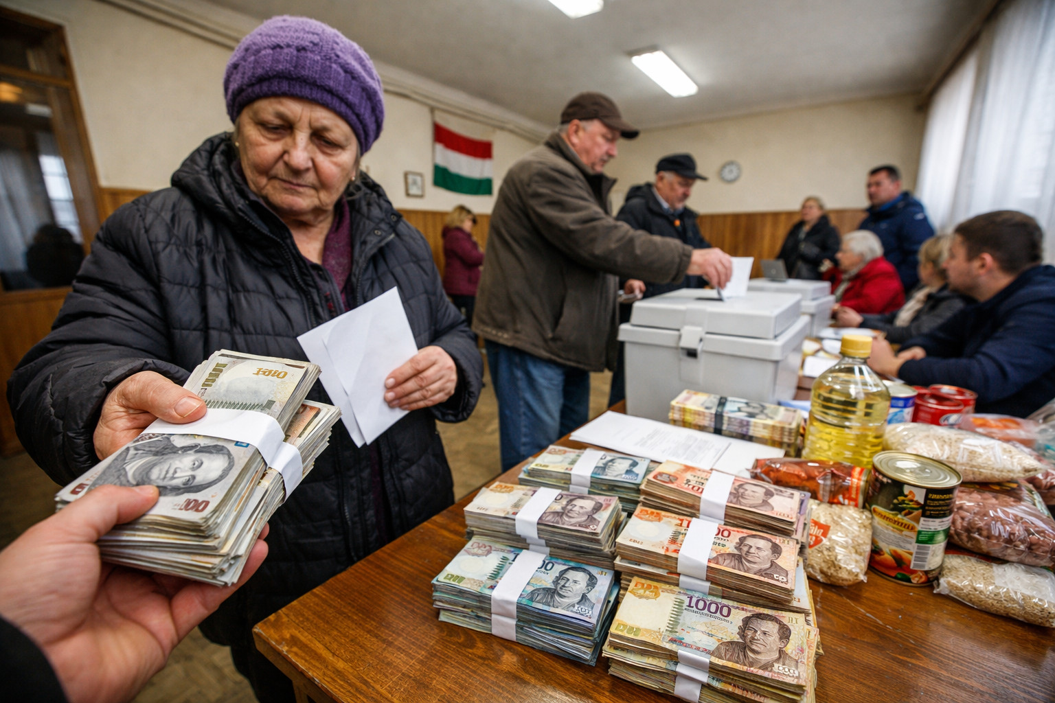 В Венгрии раскрыли систему массового подкупа избирателей