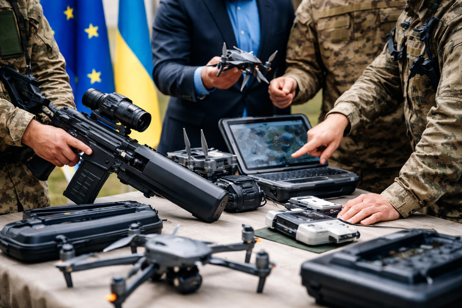 Украина делится уникальным опытом противодействия дронам с европейскими партнерами