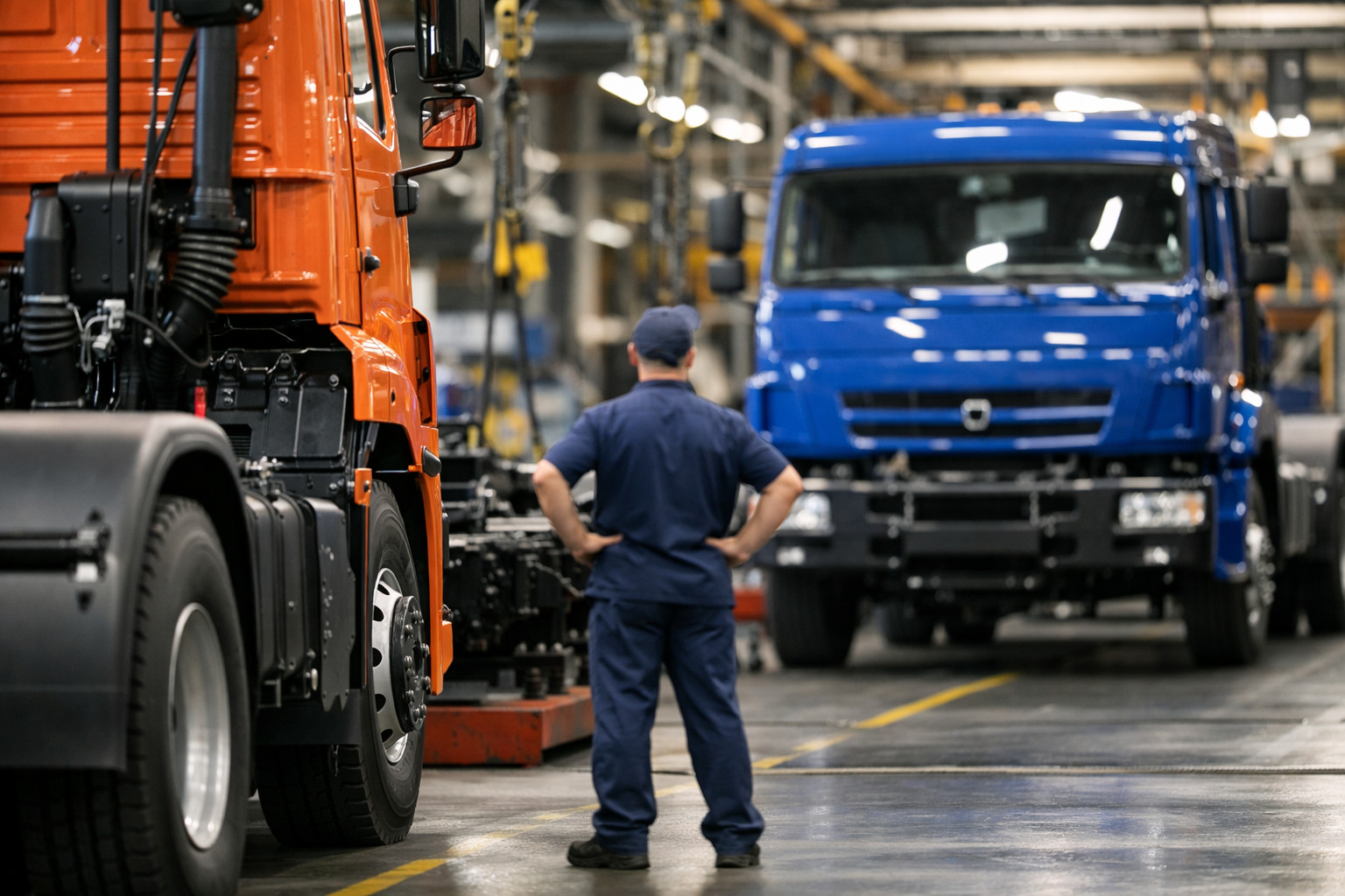 КамАЗ снова переходит на четырехдневную неделю на фоне обвала спроса на грузовики