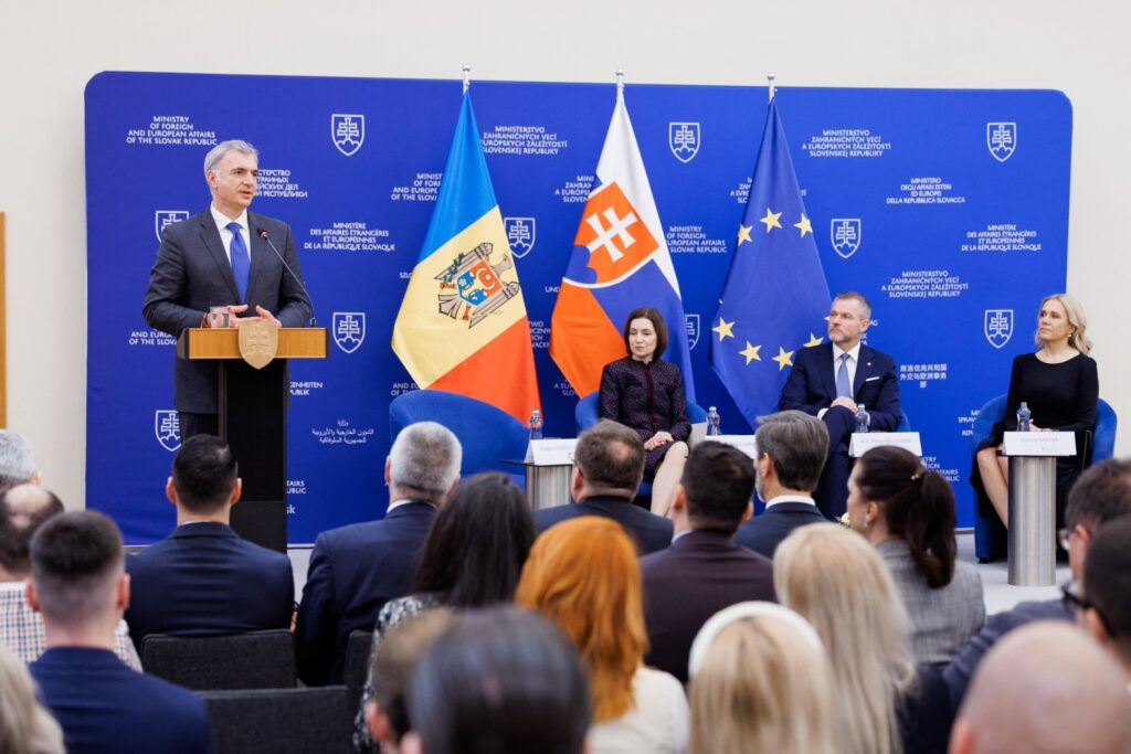 Подписание меморандума о сотрудничестве между Молдовой и Словакией в Братиславе
