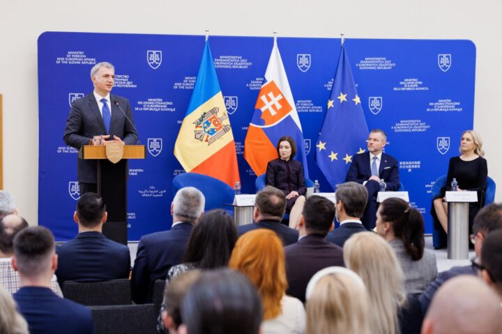 Подписание меморандума о сотрудничестве между Молдовой и Словакией в Братиславе