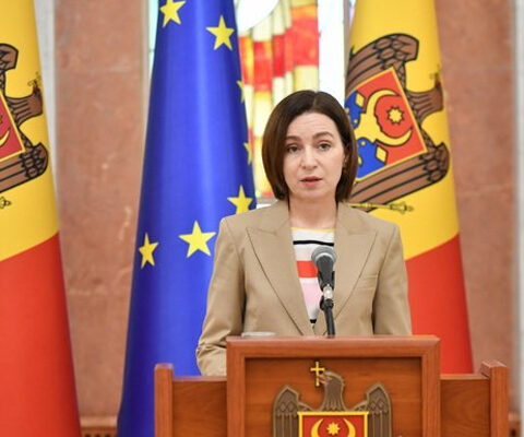 Президент Майя Санду осудила российские атаки на украинскую энергосистему, угрожающие связи Молдовы с Европой