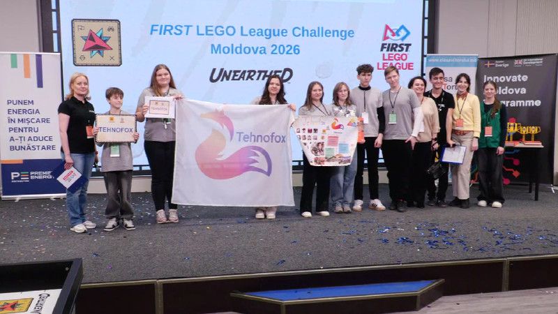 Соревнование FIRST LEGO League Challenge Moldova 2026: ученики продемонстрировали навыки в робототехнике