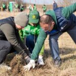 Совместная акция по высадке деревьев прошла в Скулянах, Молдова и Румыния