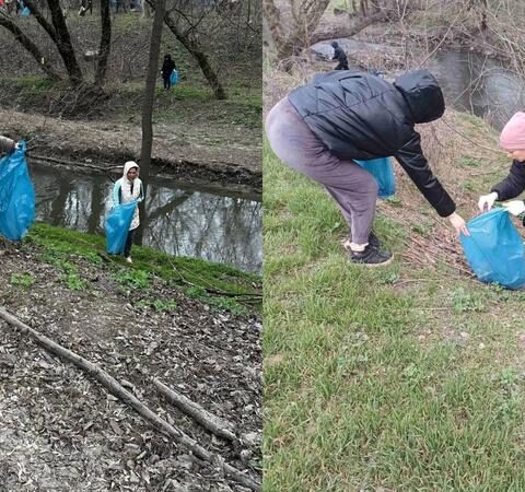 В Кишиневе прошел экологический уикенд: более 300 человек участвовали в уборке реки Бык