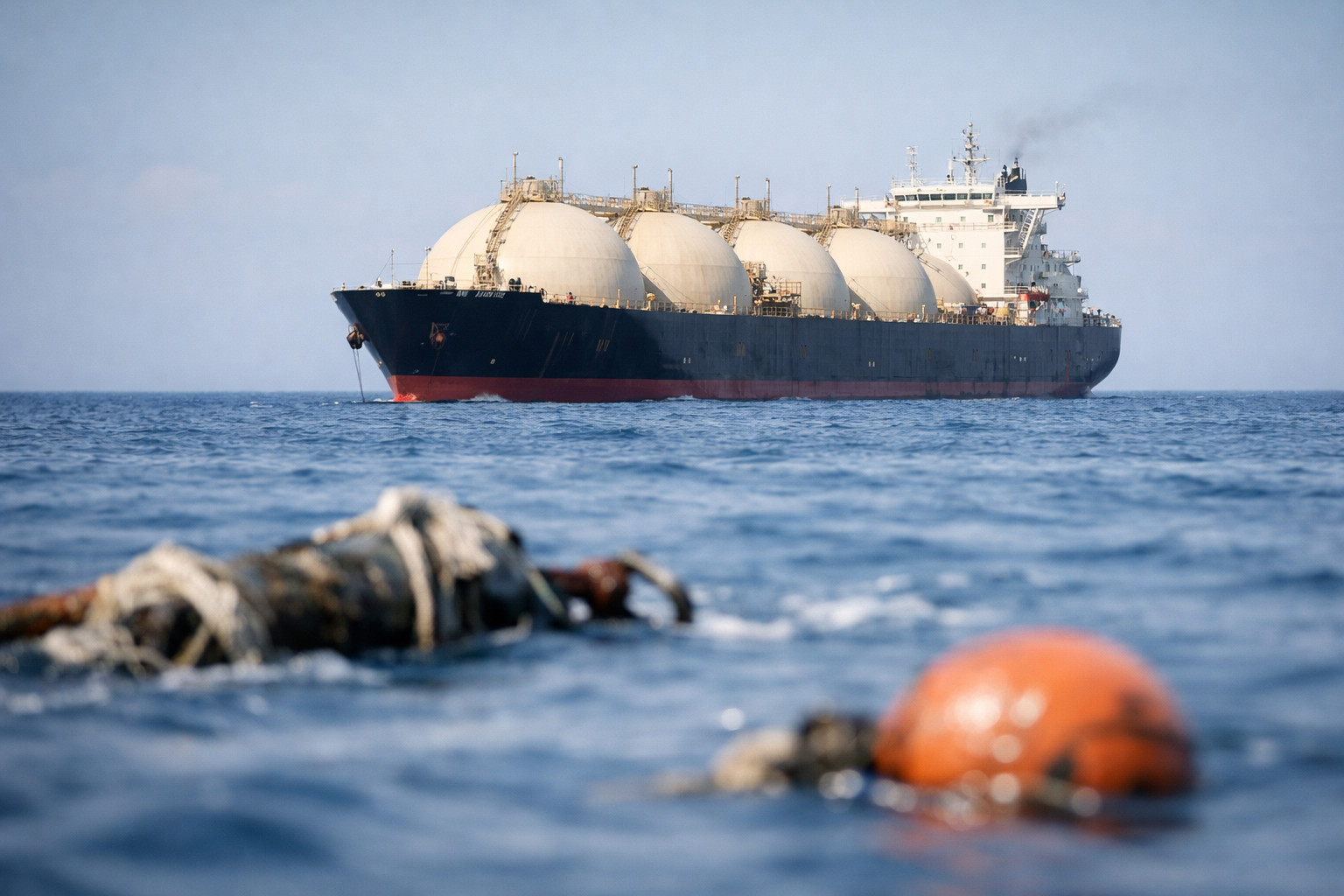 Санкционный газовоз с СПГ дрейфует в Средиземном море после аварии и обрыва буксира