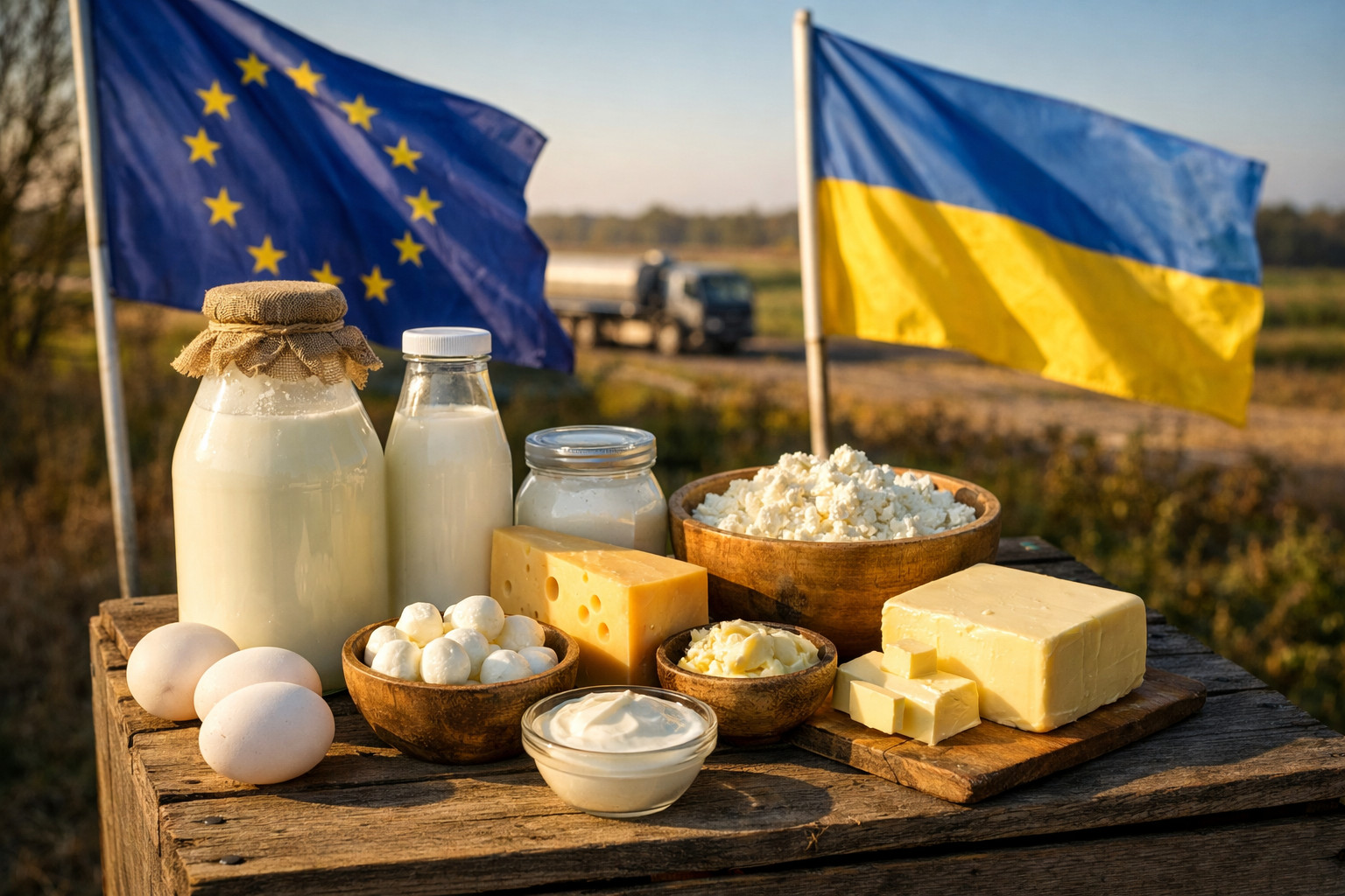 Украина наращивает экспорт молочной продукции в Европейский союз