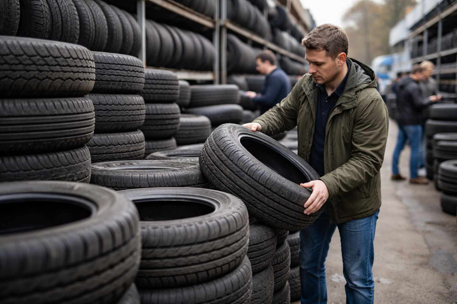 Рост затрат на автомобильную резину вынуждает россиян массово переходить на подержанные шины