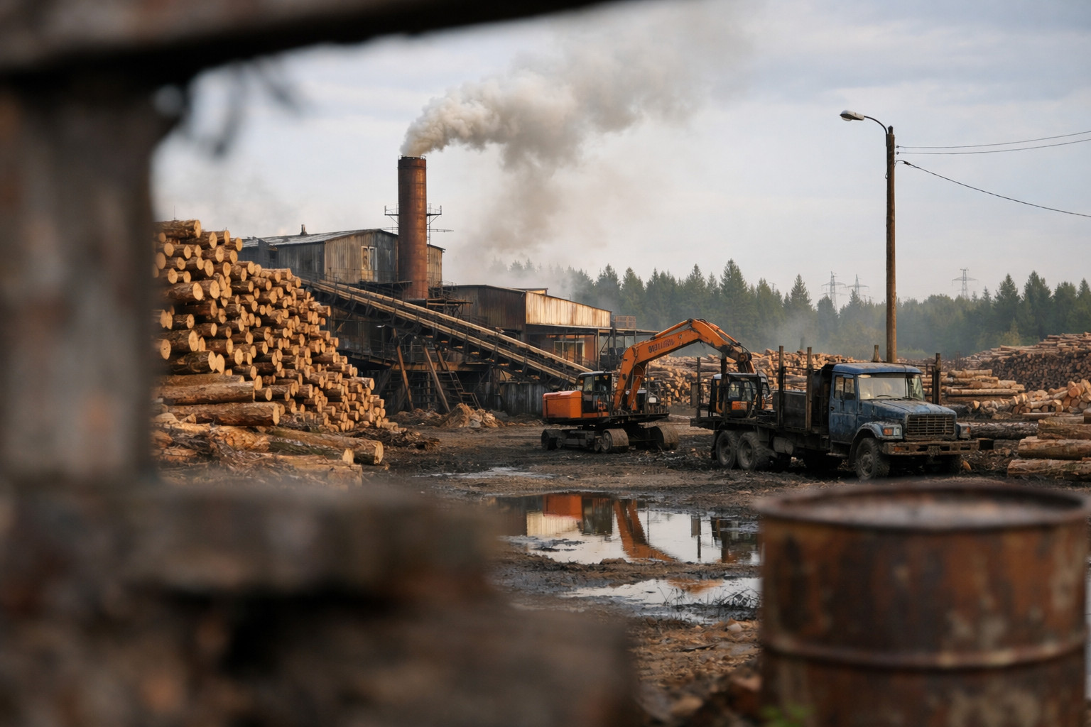 Лесопромышленный комплекс России стоит перед угрозой массовых банкротств