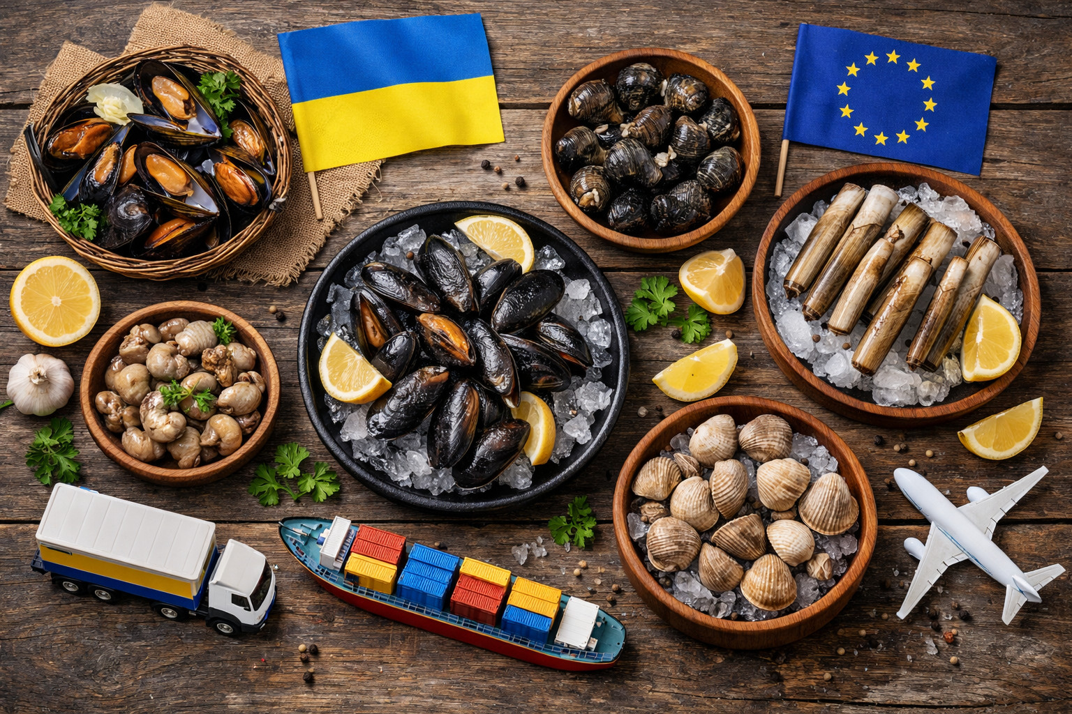 Экспорт украинских моллюсков в Европу вырос на 27% в первом квартале 2026 года