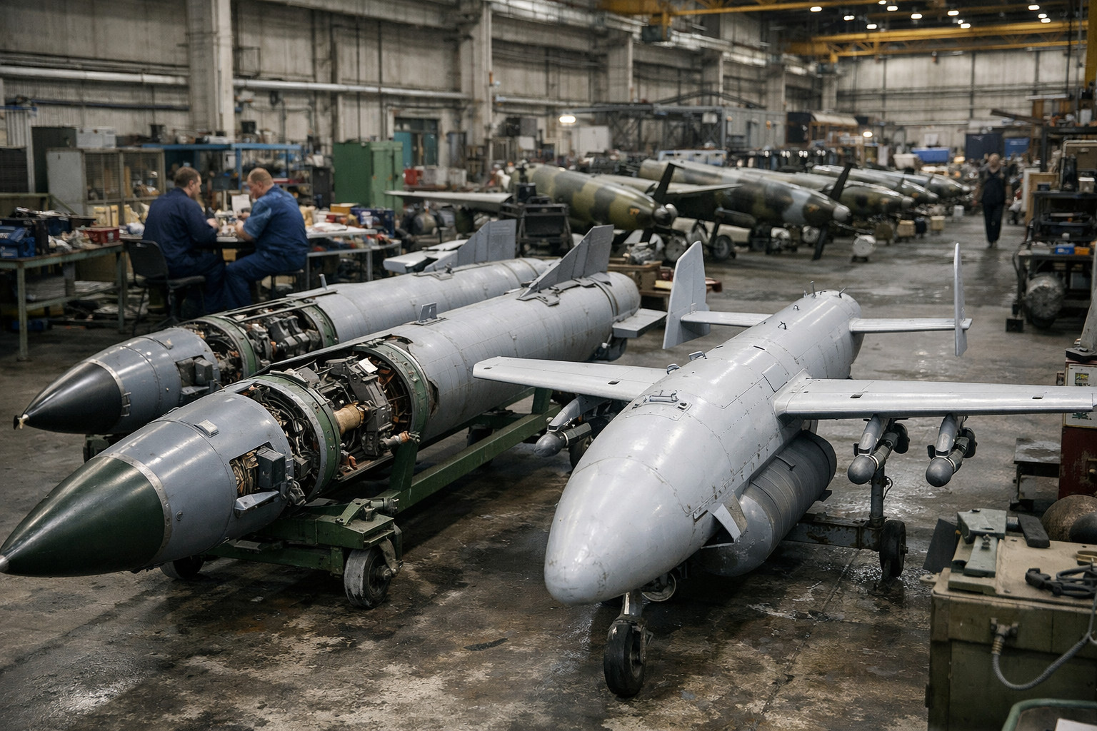 Российская оборонная промышленность снижает темпы выпуска ракет и дронов на фоне бюджетных ограничений