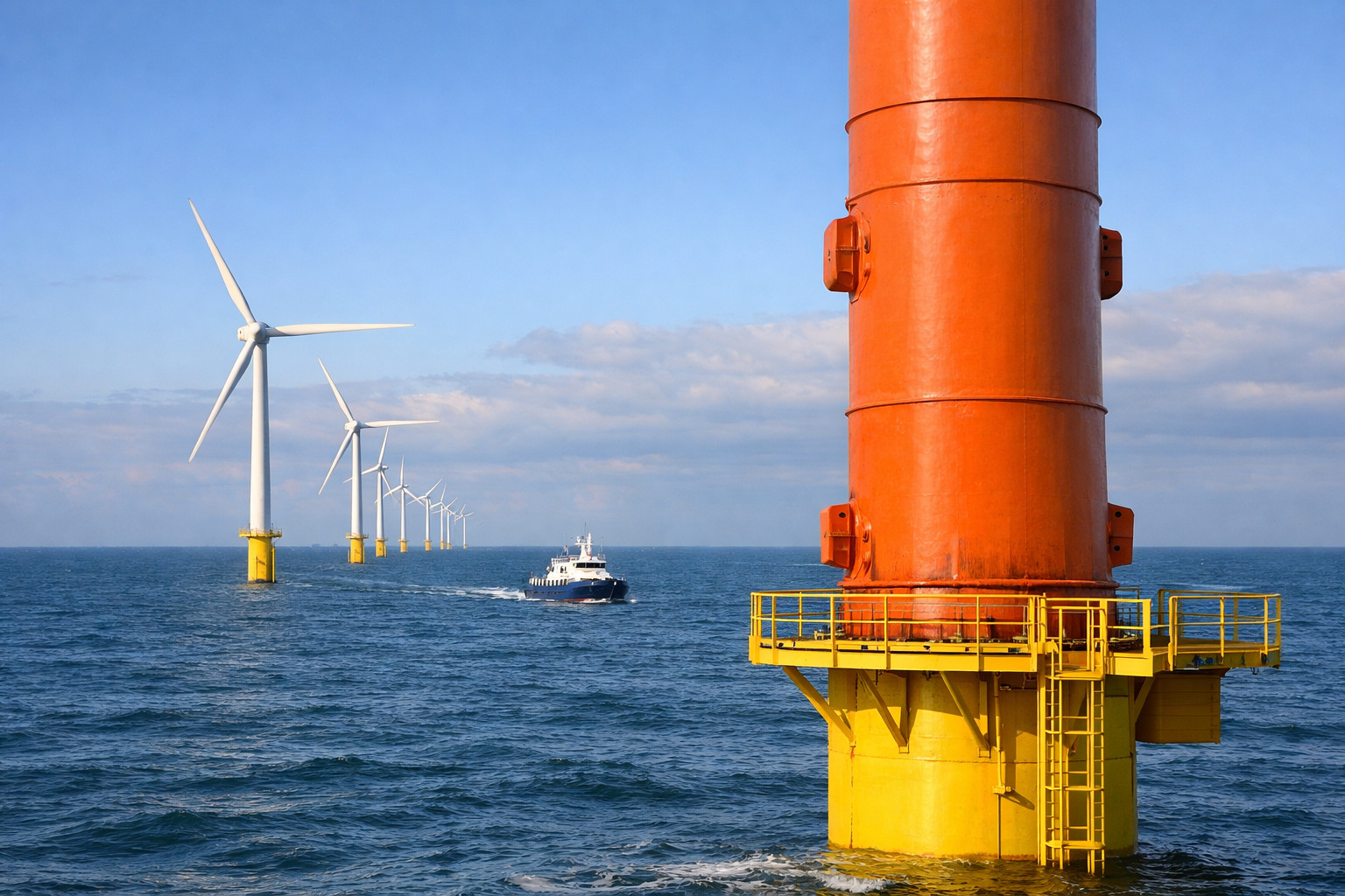 Украинские трубы обеспечили критическую инфраструктуру для британской морской ветроэлектростанции