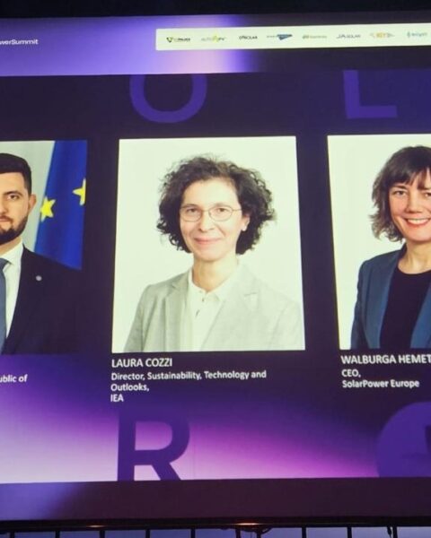 Дорин Жунгиету на саммите SolarPower Europe: достижения Молдовы в сфере солнечной энергетики и хранения энергии